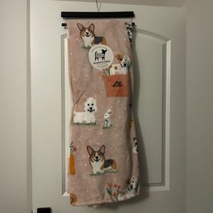 Schnauzer Corgi Beagle Westie Pomeranian Easter Throw